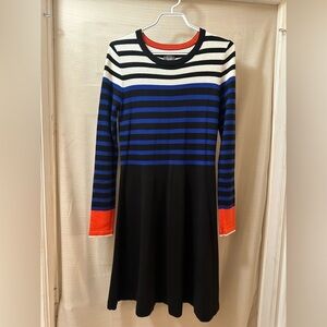 Vince Camuto Stripe Colorblock Knit Sweater Dress – Size Small